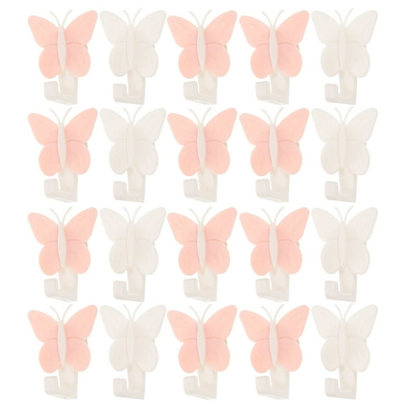 30 Pcs Plastic Wall Hook Adhesive Elegant Small Hooks Things