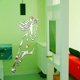 thumbnail image 5 of SilverGalloping Horse Mirror Wall Sticker Diseño creativo moderno Tatuajes de pared 3d Acrílico, 5 of 5