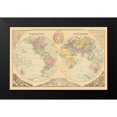 thumbnail image 2 of Unknown 14x10 Black Modern Framed Museum Art Print Titled - Western Eastern Hemisphere - 1829, 2 of 5
