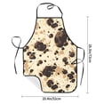 thumbnail image 2 of Anti-Fouling Belt Pocket Elasticated Apron - Non-Slippery Non-Fading Non-Shrinking Non-Crinkly Water-Repellent Milk Cow Print Style Sienna_1, 2 of 8