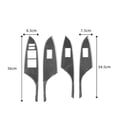 thumbnail image 3 of Real Bright Soft Car Interior Carbon Fiber Sticker Decoration4Pcs Carbon Fiber Interior Door Control Cover For Toyota Corolla 2006-2012Auto Car Protection Interior Accessories, 3 of 9
