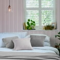 thumbnail image 2 of Laura Ashley Saltram Stripe Pale Amethyst Wallpaper, 2 of 4