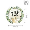 thumbnail image 5 of Koyal Wholesale 2" Wild One Cupcake Toppers, DIY Birthday Party Cupcake Topper Kit, Woodland Safari Animal Theme 20-Pk, 5 of 5
