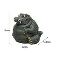thumbnail image 3 of Adorno de mascota de té, estatua decorativa de cocodrilo, escultura de animal, figura de mascota de té Verde, 3 of 9