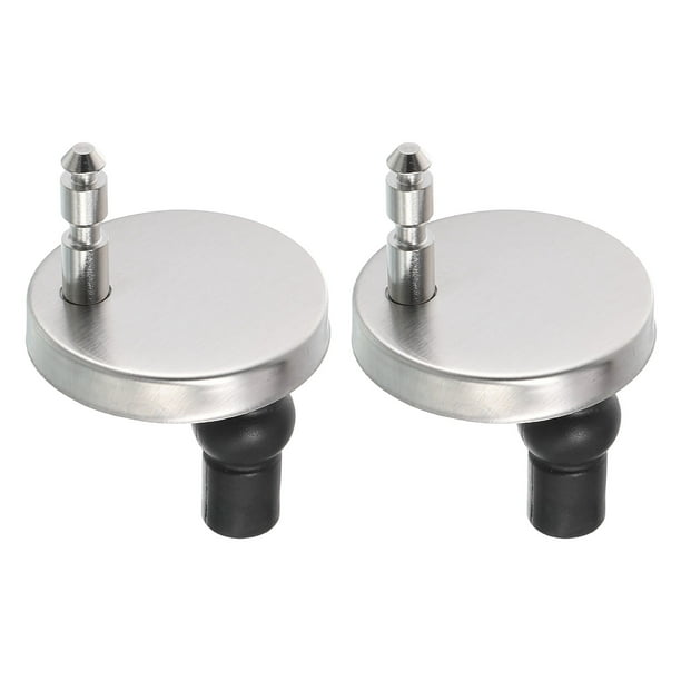 2Pcs Fijaciones de Hinge del Asiento del Inodoro, Tuercas de Fijación de Liberación Rápida, Tornillos de Agujero