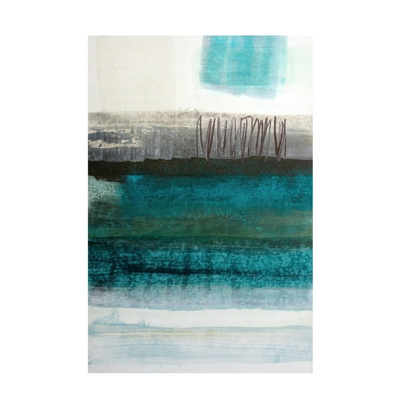 Canvas Wall Art - Simone Christen 'Sea Breeze I' Wall Art for Living Room, Bedroom, or Office Décor by Trademark Fine Art - 12 x 19 Inches