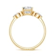 thumbnail image 2 of Rosec Jewels Lab Created Diamond Emerald Cut Engagement Ring (1.87 Carat, EF-VS Quality) - Statement Diamond Ring for Women, 14K Yellow Gold, US 9.50, 2 of 8