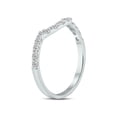 thumbnail image 2 of SZUL Women's 3/8 Carat TW Lab Grown Diamond Wedding Band in 14K White Gold, 2 of 6