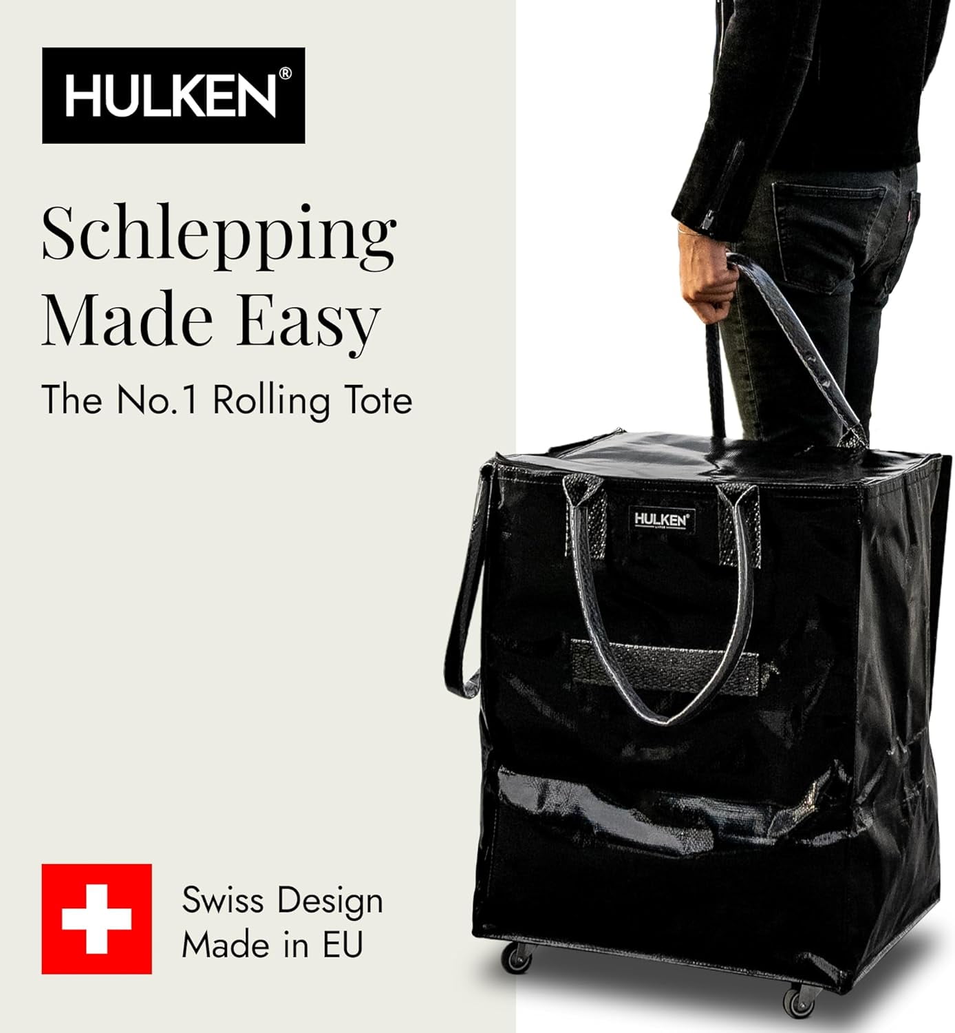 Hulken Lightweight Rolling Tote Bags Hulken Wheel Replacement