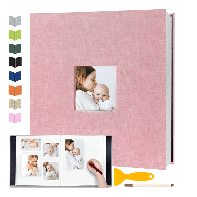 Álbum Autoadhesivo C/páginas Interiores Y Bolígrafo Metálic Xtellar rosa