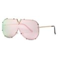 thumbnail image 1 of Gafas de sol V8, gafas de moda, gafas de sol personalizadas de una sola pieza, hechas de metal, 1 of 5
