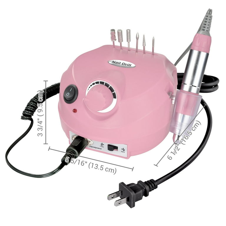 Byootique Electric Acrylic Nail Drill Manicure Pedicure Kit Pedal