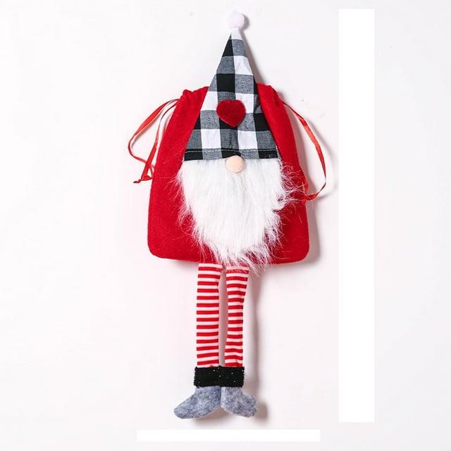 Teissuly Decorations Faceless Doll Rudolph Christmas Gift Bags Christmas Gift Bags Teissuly WER202310166288