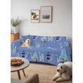 thumbnail image 6 of Blue Camels Couch Cover Sofa Covers 3 Cushion Sectional Couch, Modern Watercolor Cute Funny Animals Washable Sofa Covers Slipcover Sectional Sofa Cover, Furniture Protector 71"x150", 6 of 9