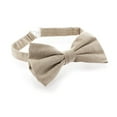 thumbnail image 4 of Adult Chambray Adjustable Pre-Tied Bow Tie - Black, 4 of 4