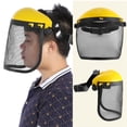 thumbnail image 1 of Casco Seguridad Sombrero Visera Casco De Seguridad Sombrero Con Visera De Malla De Cara Completa Para Registro Desbrozadora Protección Forestal LHCER Safety Hat, 1 of 8