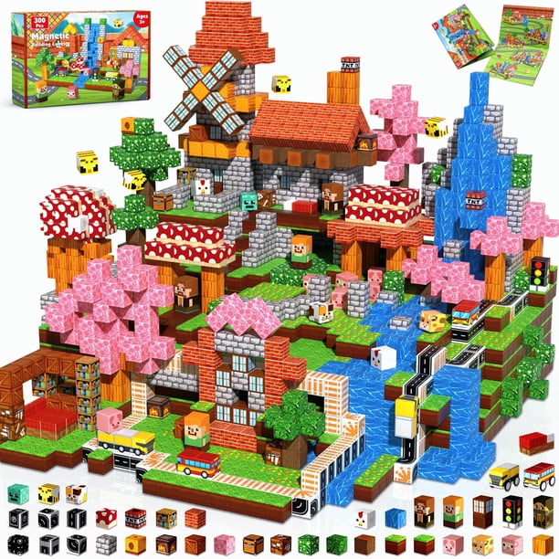 Bloques Magnéticos de Construcción Magneverse 300 piezas para Niños de 3+ años