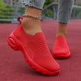 thumbnail image 3 of Mepaouo Womens Walking Shoes Ladies Casual Fashion Sock Sneakers Slip on Air Cushion Platform Sneaker, 3 of 8