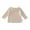 Beige, variant on Huanglei Autumn Long Sleeve Girls Blouse With Floral Lace Collar Cute Ruffle Trim Top For Toddler Girls Soft Comfortable Daily Wear Kids Summer Tops 4-5 Years
