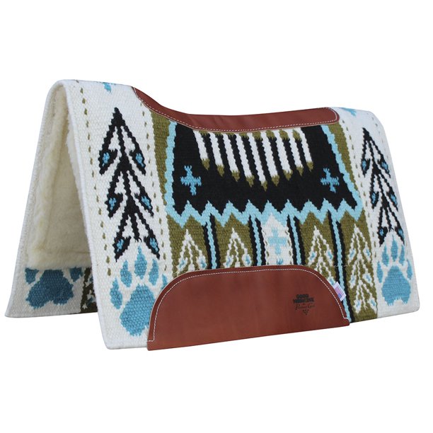 33x38 Good Medicine Bear Paw Saddle Pad
