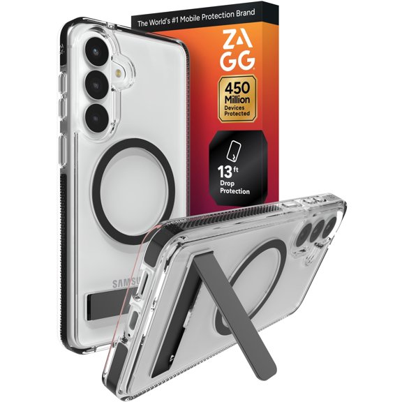 Funda para teléfono ZAGG Santa Cruz Snap para Galaxy S26+ con soporte