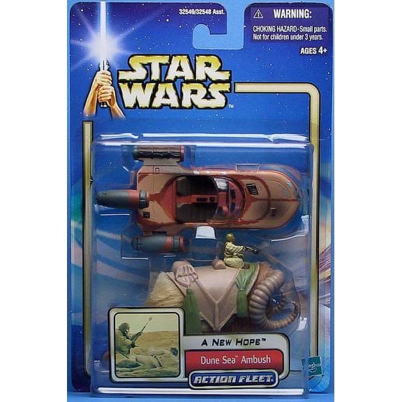 Dune Sea Ambush Star Wars a New Hope Action Fleet with Landspeeder
