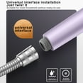 thumbnail image 6 of High-Pressure Handheld Showerhead with 360-Degree Rotation, Multi-Spray Mode Shower Head for Rain and Massage, Non-Clogging ABS Shower Head with Replacement Nozzles(Purple), 6 of 9