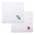 thumbnail image 5 of 18 Ladies Cotton Handkerchiefs Flower Embroidered with Lace Colored Handkerchiefs for Women, 5 of 7