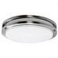 thumbnail image 2 of Efficient Lighting EL-825-109E26LED Contemporary Round Flushmount  Brushed Nickel Finish with Acrylic Diffuser  Energy Star Qualified, 2 of 2