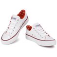 thumbnail image 5 of Women Canvas Sneakers Casual Shoes Flat Women Shoes Sneakers White Size 10, 5 of 9