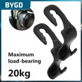 thumbnail image 1 of 20kg Load-bearing Car Seat Hook Durable Car Hanger Bag Organizer Holder Portable Universal Car Back Seat Hooks4pcsUnited States He Qiyong unisex, 1 of 1