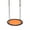 Orange, variant on Clevr 40" Tree Net Web Saucer Round Swing, Adjustable 71" Height Rope, 600 lbs