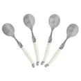 thumbnail image 2 of Unbranded French Home, Set of 4, Laguiole Stainless-Steel Soup Spoon Set with Faux Ivory Handles, 2 of 4