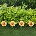thumbnail image 7 of Nkmbld Lawn Statues Floral Garden Stake Iron Art Ornament Sunflower Insert Decor for Garden Yard Patio and Courtyard Saving Gardening Accessory for Outdoor Spaces Present for Any, 7 of 7