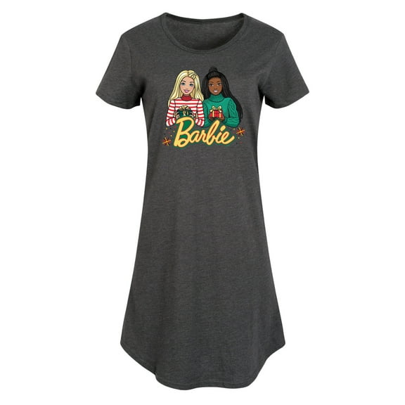 Barbie - Winter Holiday Friends - Women's Lightweight French Terry Long Sleeve Shirt