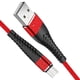 thumbnail image 3 of Cable de datos tejido adecuado para Apple Android TypeC línea de carga de teléfono móvil 2.4A línea de carga rápida, 3 of 5