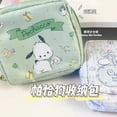 thumbnail image 3 of Servilleta sanitaria Kawaii Sanrio Pochacco, almacenamiento con cremallera para niña, estuche sanitario de período fisiológico para estudiantes, bolsa portátil para artículos pequeños, 3 of 4
