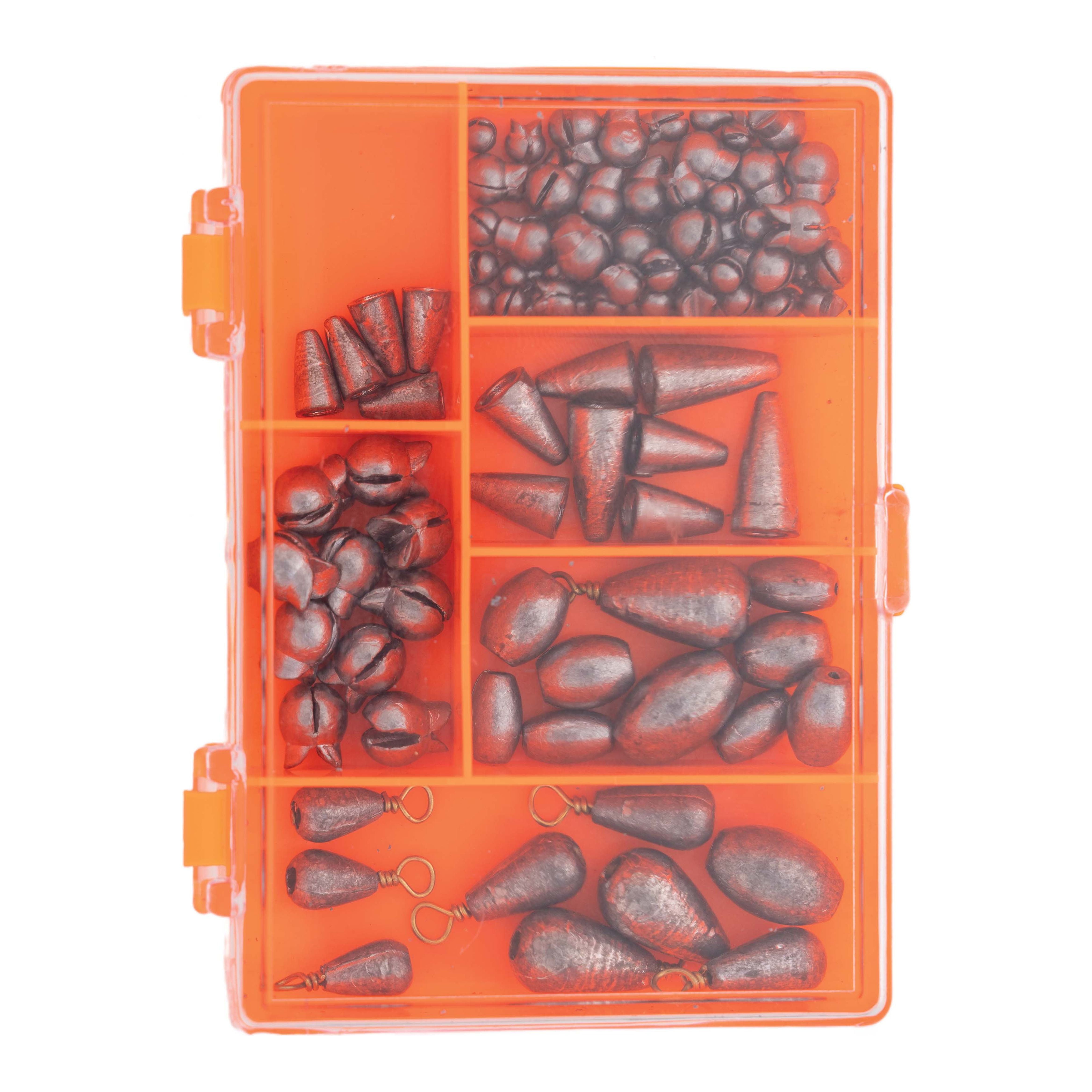 Ozark Trail Fishing Sinker Assortment, 102-Count