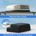 thumbnail image 3 of RV Air Conditioner Cover, 600D Oxford Fabric, for Dometic Brisk II & Coleman Mach Series, Waterproof, Tear and Fade Proof, Travel Trailer AC Cover with Free 5 Automotive Detail Brushes, 3 of 6