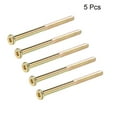 thumbnail image 4 of Tornillos de máquina con socket hexagonal Unique Bargains de acero al carbono, tornillo de muebles con socket hexagonal, galvanizado, rosca media M8x4.33" 5Pcs, 4 of 4