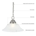 thumbnail image 3 of Design House 514505 Millbridge 1-Light Pendant, Oil Rubbed Bronze, 3 of 8