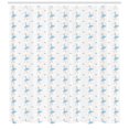thumbnail image 3 of Ambesonne Ballerina Shower Curtain, Slim Blonde Girl Motifs, 69"Wx84"L, Multicolor, 3 of 3