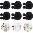 thumbnail image 1 of Toothbrush Holder Razor Holder for Shower Wall Mounted Multi-Purpose Waterproof Self Adhesive Hooks- Functional Utility Holders for Bathroom Dorm Room Essentials(6 Pack), 1 of 5