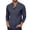 AB355 Dark Blue, variant on Tisuna Men Autumn T-Shirts Soft Henley Neck Tops Men Solid Outfits For Athletic Casual Size L
