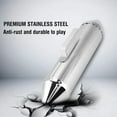 thumbnail image 3 of HUGFEGWE Stainless Steel Guiro With Scraper Hand Percussion Instrument Accessory CJB91-135114, 3 of 8