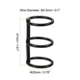 thumbnail image 2 of Unique Bargains Metal Binder Rings, Black, 6 Pack, 2 of 6