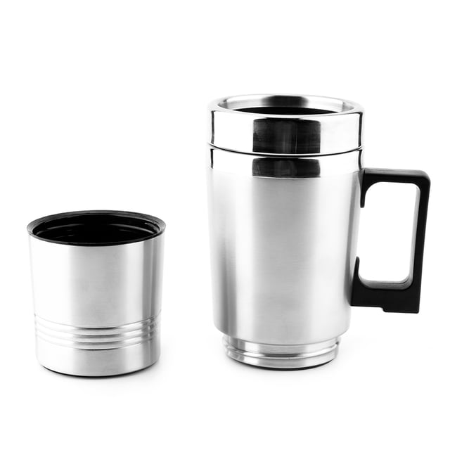 Taza Termo Calentador para Coche de Acero inoxidable 500 ml