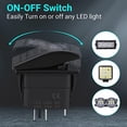 thumbnail image 4 of LED Light Bar Rocker Switch for Can-Am Commander Max Maverick x3 Defender Polaris Ranger RZR 4 XP 800 900 1000 ATV UTV Toggle Switch 3 Pin UTV ON-Off 20A/12V LED Light Bar Carling Rocker Switches, 4 of 5