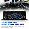 thumbnail image 3 of Amplificador de sonido Walmeck, amplificador de potencia estéreo de 2 canales, entrada auxiliar portátil, entrada de audio de 2 canales, amplificador de potencia estéreo para automóvil AK270,, 3 of 6