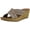 Natural Multi, variant on Beverlee-Delighted Wedge Sandals for Women, Boho Chic Style Cross Strap Slide